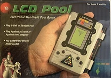 Excalibur Billiards Pool Electronic Hand Held Video Game LCD Travel