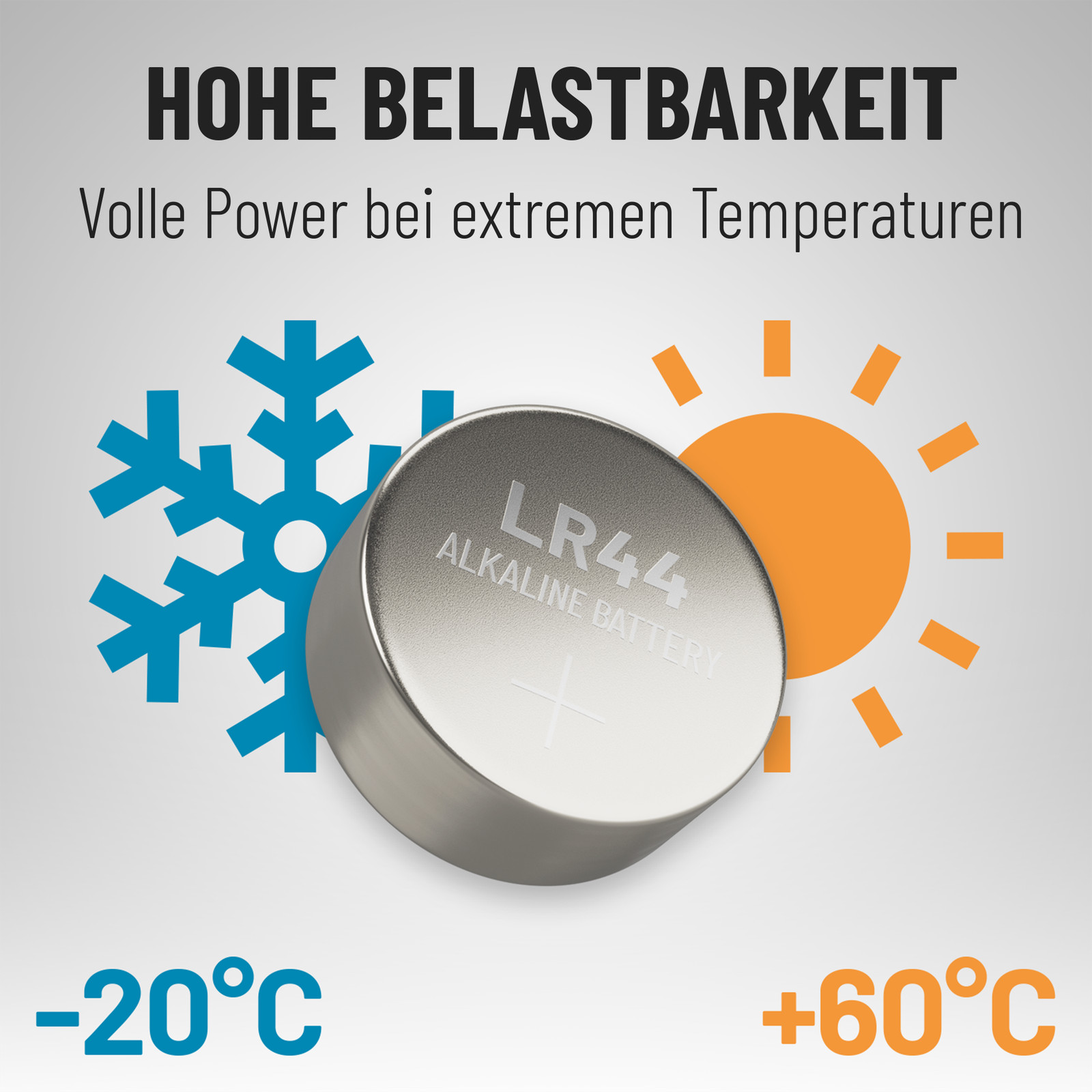 ABSINA 50x AG13 LR44 Knopfzelle 1,5V Alkaline - Knopfzellen Batterien Batterie