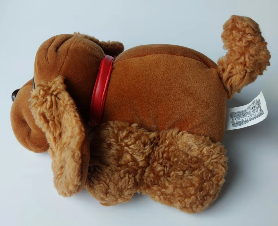 Jakks Pacific 2000 Animado Ladrando Cola Meneando Marrón LIBRA CACHORRO Cuello Rojo Foto 4 de 4