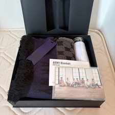 BTS ARMY Membership MERCH BOX #1 Official Blanket Pack Full Set W/ Box New Japan