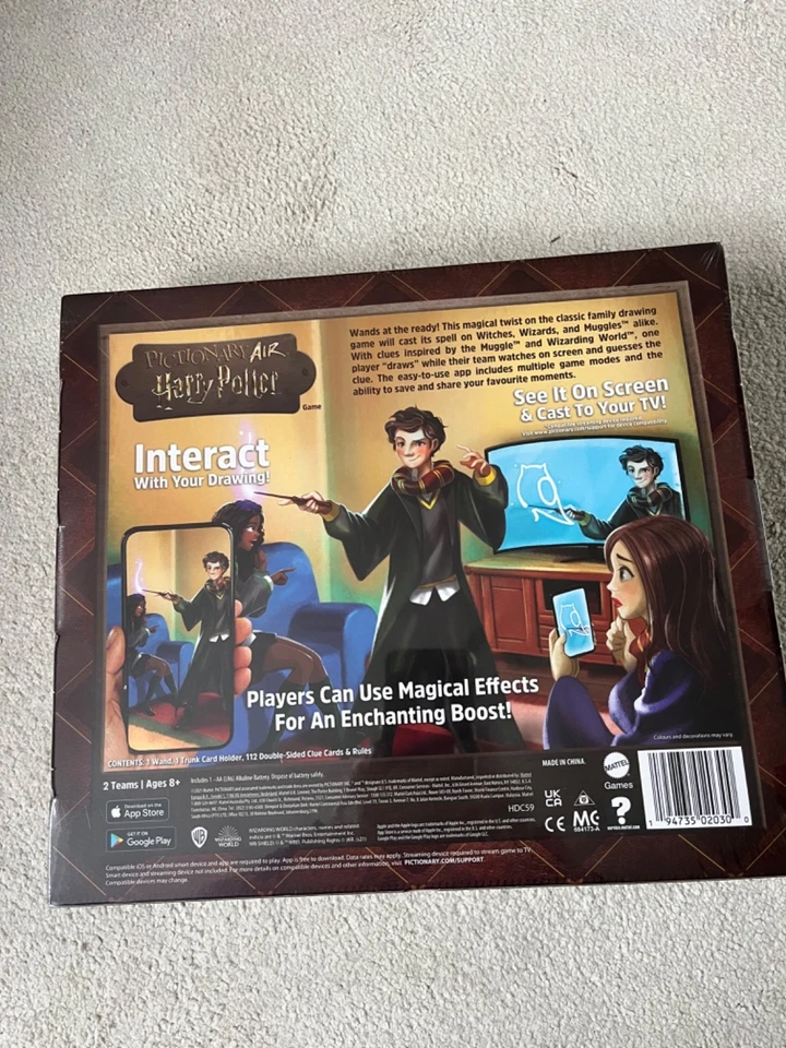 Mattel Harry Potter Pictionary Air drawing game, BNIB - Image 2 of 2