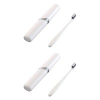 2 Sets ZahnbüRstendose Reise-ZahnbüRstenetui ZahnbüRstenhalter Fahren
