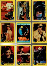 lot de 10 cartes 1990 Topps Dick Tracy Movie