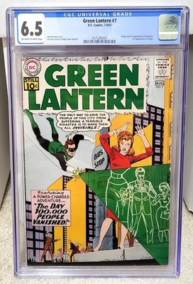 Green Lantern #7 (1961) CGC 6.5 - 1st Appearance of Sinestro DC Comics Key