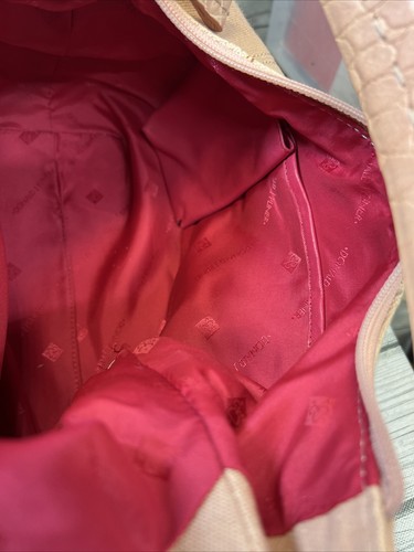 Borsa a tracolla Donald J Pliner vintage rosa con manico superiore - Foto 16 di 17