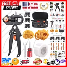 Professional Garden Fruit Tree Plant Pruning Shears Grafting Cutting Tool Kit...