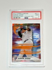2017 Topps Chrome - Freshman Flash Aaron Judge Orange Refractor #FF-11 (RC)
