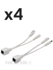 Power Over Ethernet Passive PoE Adapter Injector  Splitter Kit 5v 12v 24v 48v