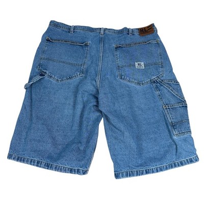 Vintage Polo Jeans Ralph Lauren Carpenter Shorts Men's 38 Blue
