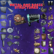 Ark Survival Ascended PVE Metal, Industrial and Bob Tales Structures