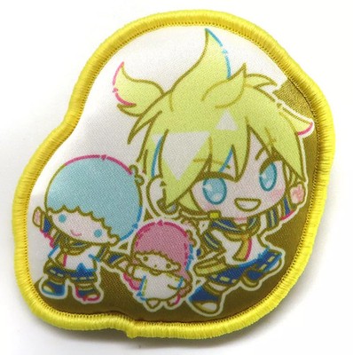 Hatsune Miku Badge Bins Kagamine Len (VIRTUAL SINGER) x Little Twin Stars