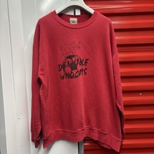 Felpa vintage Wildcats adulto L maglione rosso scuola superiore anni 90