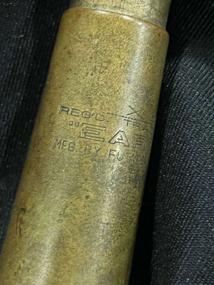 Telescopio monocular miniatura de latón de colección 5x “TIERRA” Futatsui Pocket Spyglass Foto 2 de 4