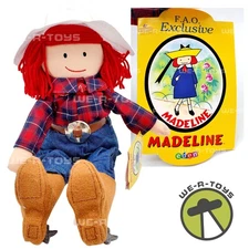 Madeline Cowgirl Doll Plush 16" FAO Exclusive Eden 1999