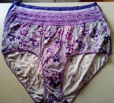 NWOT Assorted Comfort Choice 5 Pair Pack Cotton Brief Panties Size 12