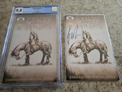 CGC 9.8 The Hedge Knight Convention Special NN Rare + Bonus Martin/Miller signed