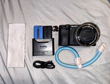Sony Alpha a6400 (?6400) 24.2MP 4K Mirrorless Camera w/ 16-50mm Lens Silver