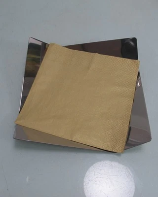 Mono Serviettenhalter kleines Tablett Edelstahl - Bild 1 von 4