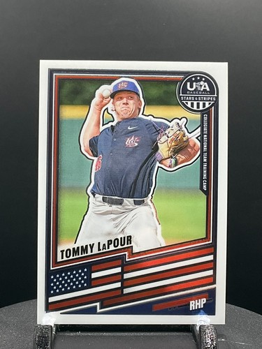 2026 Panini Stars & Stripes Prizm USA Baseball #66 Tommy LaPour | Base