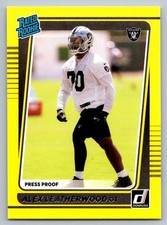 2021 Donruss Alex Leatherwood #335 Las Vegas Raiders