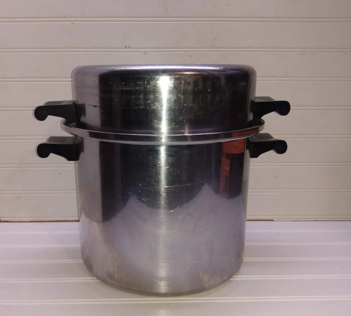Saladmaster Stockpot 12 Qt Surgical T304S Stainless Dutch Oven Fry Saute Pan Lid