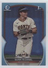 2023 Bowman Draft Chrome Sky Blue Refractor Quinn McDaniel #BDC-136 1k9t