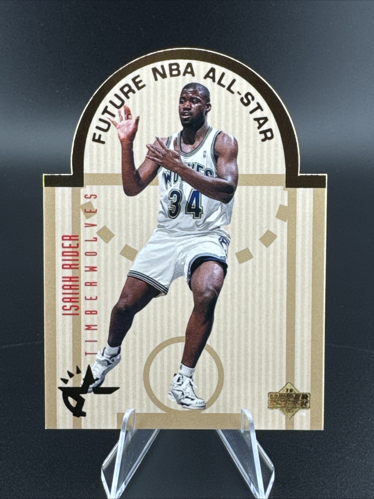 1993-94 Upper Deck Special Edition Die-Cut All-Stars #W8 Isaiah Rider 🔥