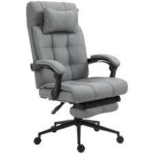 Vinsetto Ergonomic Office Chair with Footrest,Used