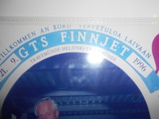 Willkommensbild der GTS Finnjet 1996 plus 2 Schiffsbilder Travermünde/Helsinki