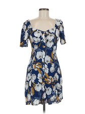 Minkpink Women Blue Casual Dress M