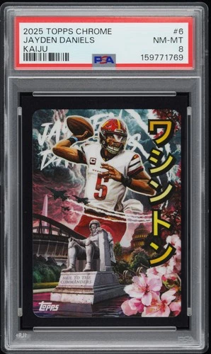 2025 Topps Chrome Jayden Daniels Base (RAW)