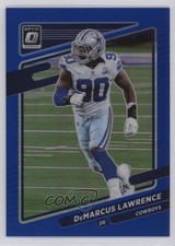 2021 Panini Donruss Optic Blue Prizm 45/179 DeMarcus Lawrence #24 3tb