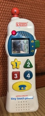 Vintage VTech Little Smart Tiny Touch Phone Lights and Music Buttons-Tested