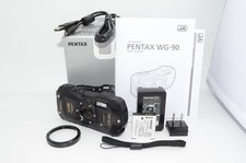 Pentax WG-90 Black Waterproof Compact Digital Camera 16MP 5x Zoom From JAPAN