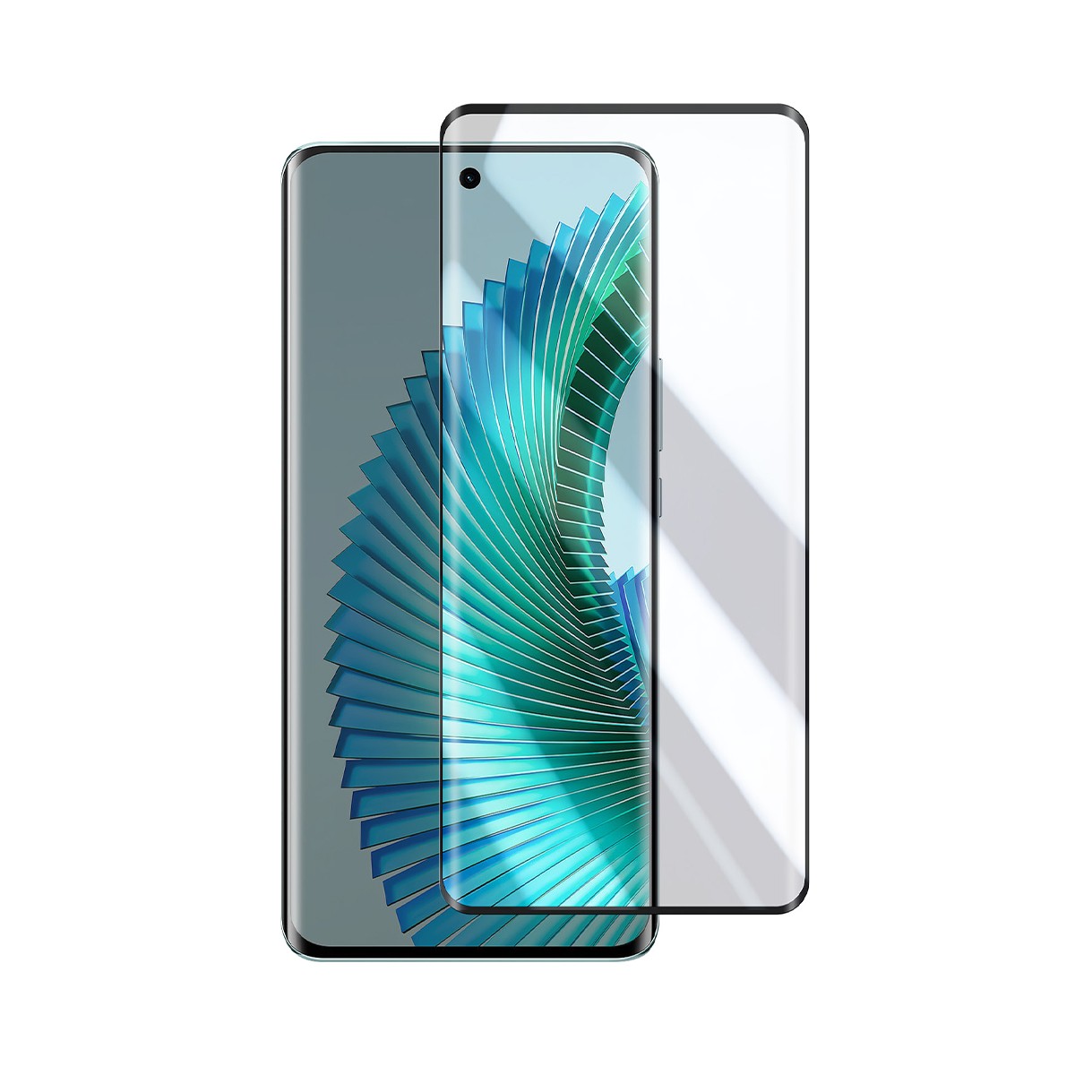 Verre trempé Honor Magic 6 Lite noir avec SmartFrame anti-traces