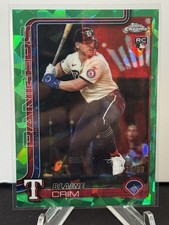 Blaine Crim 2025 Topps Chrome Update #USC83 Green Sapphire #d/99 RC Rookie