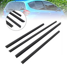4pcs Door Belt Weatherstrip Molding Seal For Honda Fit Jazz 2008-2013 S2