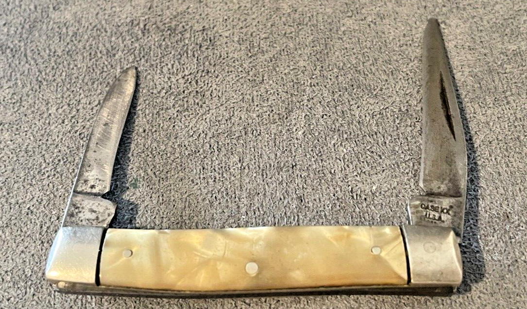 うずまき Vintage 1977 Case XX 92033 Pen Knife with Faux Mother of