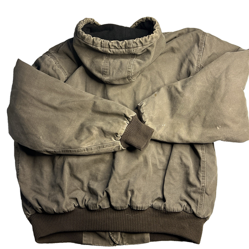 Walls Herren Jacke Gr. Large Workwear gefüttert Kapuze braun Arbeit Outdoor - Bild 2 von 11