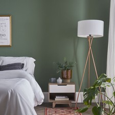 Tripod Floor Lamp Standard Light Tall Living Room Reading Standing Light Copper
