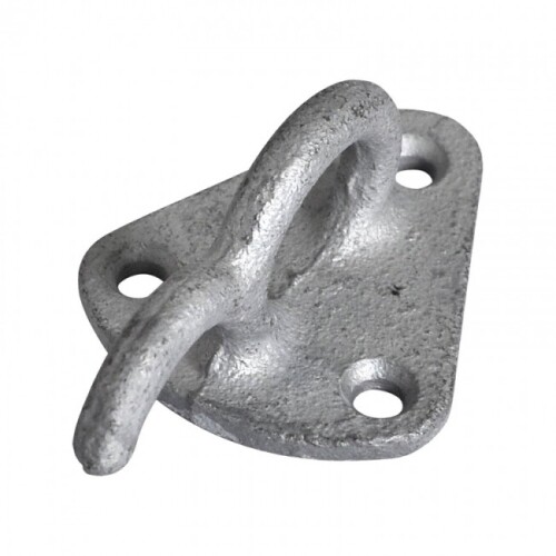 Ringhaken 3-Loch, LäNge 55 Mm, Lochabstand 33X30 Mm AnhäNger Stahl Verzinkt-image