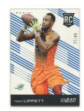 2015 Panini Clear Vision Blue #161 Tony Lippett/99 Miami Dolphins