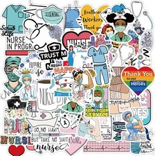 NURSE Vinyl Stickers Hospital Heroes NURSING Medical Field RN Doctor Decals