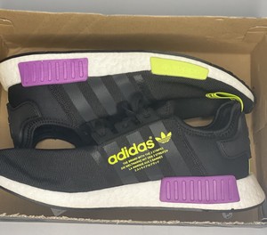adidas Originals Men's NMD_R1 Sneaker (Black/Purple, Size 12 D US) D96627 |  eBay