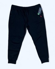 U.S. Polo Assn. Men's Fleece Joggers / Jogging Pants Black Size 2X
