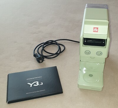 ILLY Y3.3 IPERESPRESSO KAFFEEMASCHINE KAPSEL ESPRESSO MINT GRÜN VERDE - WIE NEU 