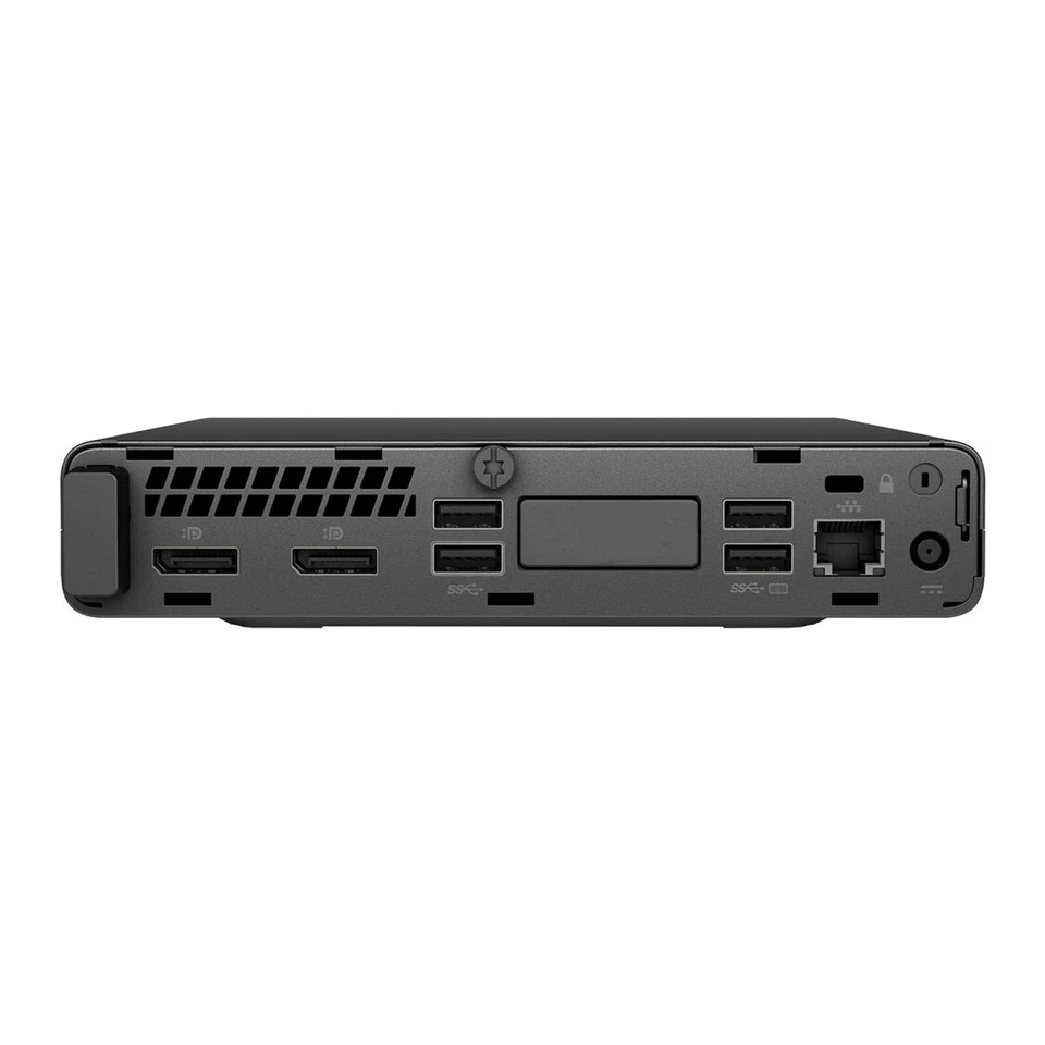HP ProDesk 400 G4 Mini Core i3-8100T 8GB RAM 256GB NVMe SSD Windows 11 Pro PC - Image 4 of 4