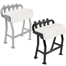 Black/Silvery 29" Centre Console T Top Leaning Post Boat Seat S Size L Cushion