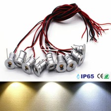 1w Mini Led Cabinet Downlight Recessed Spot Light Ceiling Lamp Dc12v3v Ip65