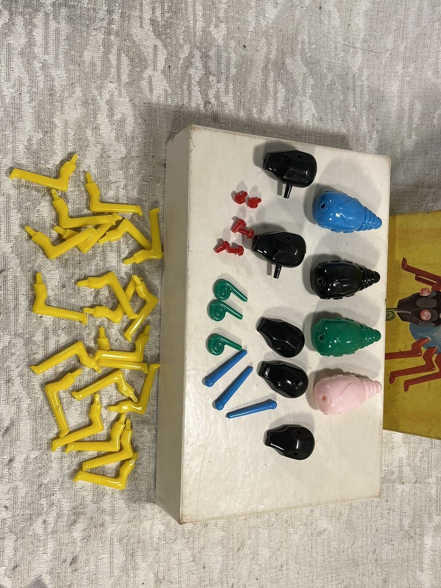 Vintage Cootie Game by W.H. Schaper 1960s #200 incomplete. --6639